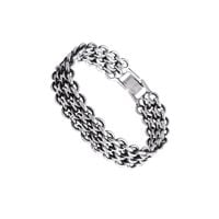 szeroka bransoletka męska(b22/men/62/1ag cz.)21cm