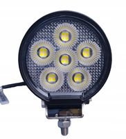 LAMPA ROBOCZA LEDOWA 24 LED 24W 12-24V DIODY OSRAM OKRĄGŁA MINI HALOGEN