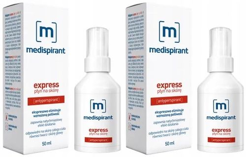Medispirant Express Płyn Na Skórę Nadmierna Potliwość 50ml na Arena.pl