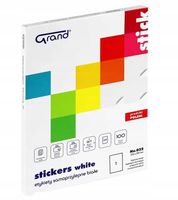 ETYKIETY SAMOPRZYLEPNE A4 210X297 (100) GRAND 9328
