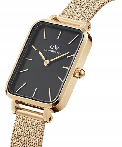 Zegarek damski Daniel Wellington Quadro Pressed Evergold 20 DW-DW00100557 na Arena.pl