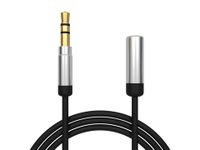 Przedłużacz Jack 3,5mm prosty metal (5 metrów)