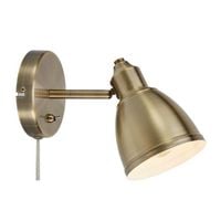 Regulowany kinkiet na ścianę Story 108714 Markslojd włącznik złoty