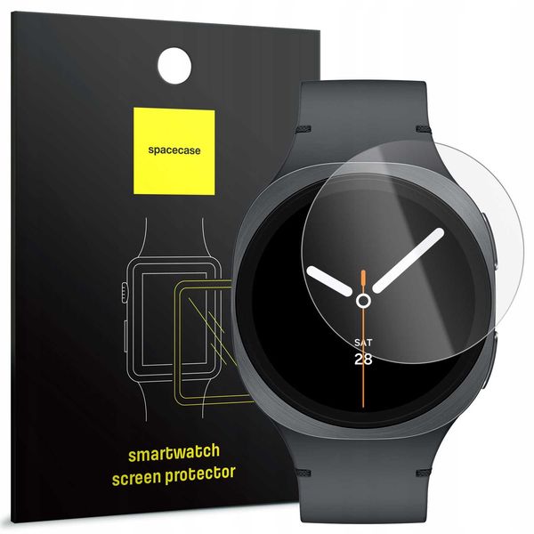 Spacecase Sw Glass 2.5D Galaxy Watch 8 40Mm zdjęcie 1