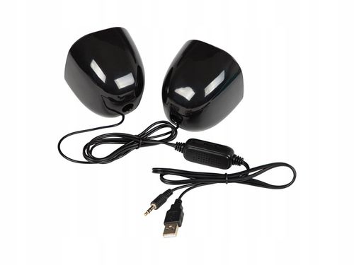 GŁOŚNIKI KOMPUTEROWE DO KOMPUTERA PC LAPTOPA USB MP3 MINI JACK 3.5 mm na Arena.pl