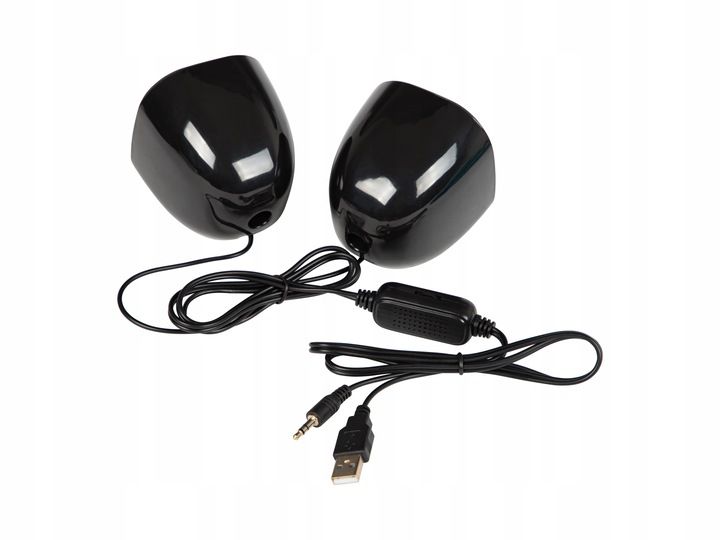 GŁOŚNIKI KOMPUTEROWE DO KOMPUTERA PC LAPTOPA USB MP3 MINI JACK 3.5 mm zdjęcie 6