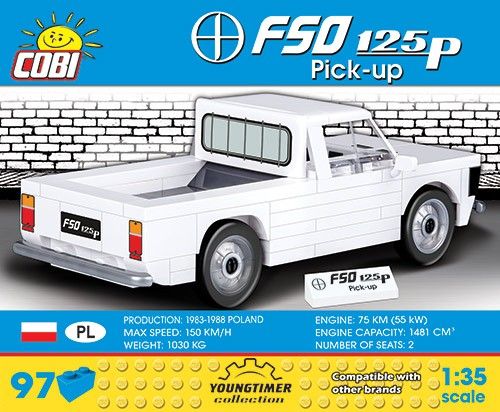 Cobi Klocki Youngtimer Collection FSO 125p Pick-up na Arena.pl