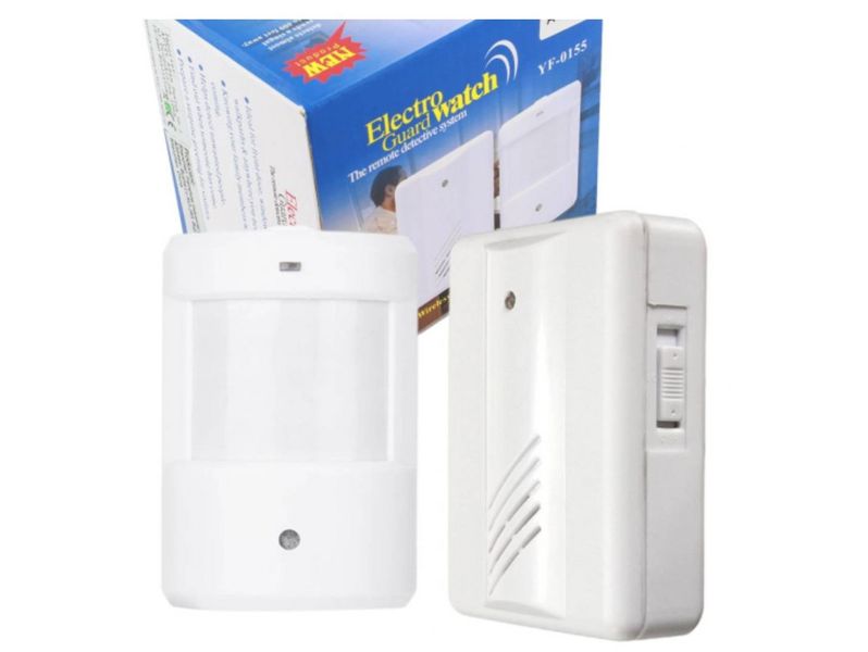 Czujnik ruchu alarm bezprzewodowy czujka zdjęcie 1