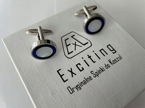 Modne spinki do mankietów Exciting Piękny Rower na Arena.pl