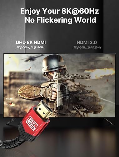 Kabel HDMI 2.1 ULTRA HIGH SPEED UHD 8K 4K 120Hz DO TV PROJEKTORA PREMIUM 3M na Arena.pl