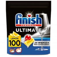 Finish Ultimate kapsułki do Zmywarki do Naczyń Zapach Cytryna 100 sztuk