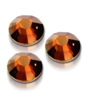 50x Swarovski Ozdoba do paznokci Cyrkonie SS10 001 Cop Crystal Copper