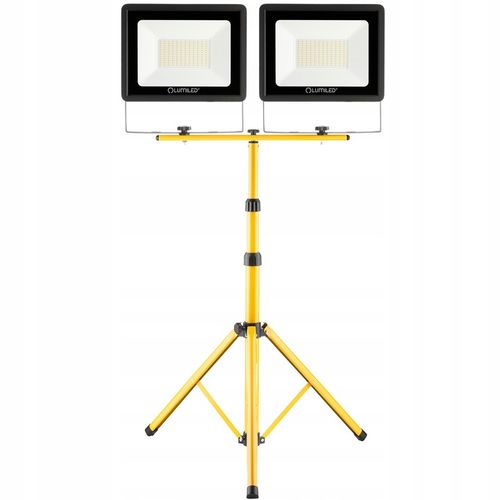 Naświetlacz Halogen LED Lampa 2x 100W + Statyw + Przewód Zasilający na Arena.pl