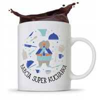 Kubek Dla Babci Na Imieniny Babcia Super Kucharka Z Nadrukiem Ze Zdjęciem