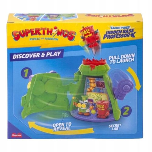SUPERTHINGS Kazoom Power Kryjówka Profesor K Hidden Base Zings Figurki na Arena.pl
