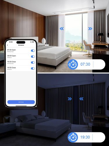 Przełącznik rolet Wi-Fi ALLEVOI smart timer LED Alexa Google 80x80mm na Arena.pl