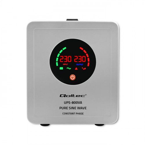 ZASILACZ UPS QOLTEC 800VA SINUS 12V 230V AVR LED na Arena.pl