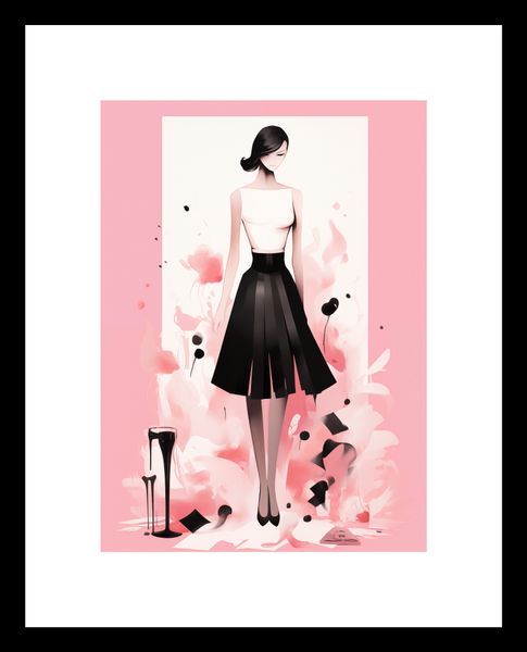 Plakat 13x18cm Pastelowe Love zdjęcie 3