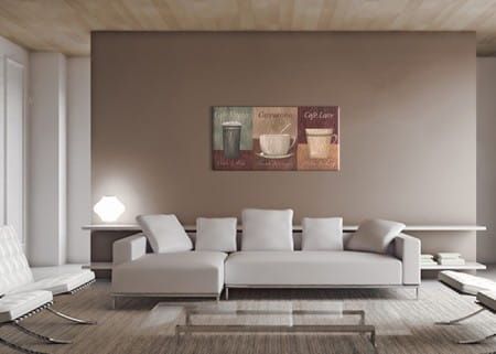 Cafe Kawa - Obraz na płótnie 50x100 cm na Arena.pl