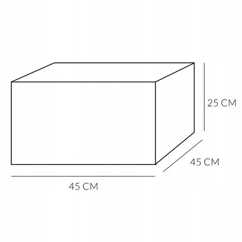NOWOCZESNA PUFA PUF SIEDZISKO 45 CM KWADRATOWA DO SALONU PODNÓŻEK na Arena.pl