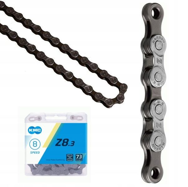 Łańcuch rowerowy KMC 6/7/8rz oryginalny, do napędów Shimano, Sram i innych zdjęcie 1