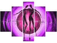 OBRAZ DANCING LOVE ABSTRAKCJA KOCHANKOWIE 3 KOLORY