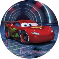 Opłatek na tort Cars Auta Samochody Zig Zag