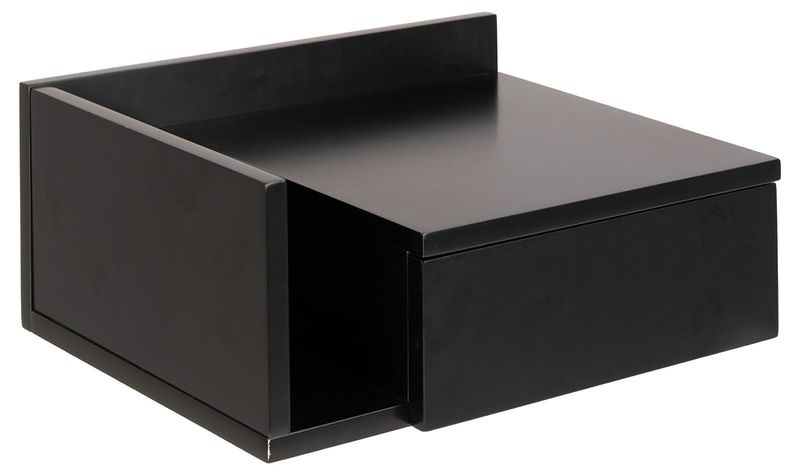 Szafka nocna Ashlan II czarna zdjęcie 1