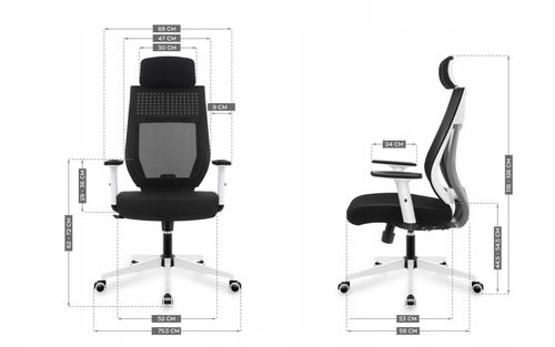 Fotel ergonomiczny Huzaro Manager 3.9 Black na Arena.pl