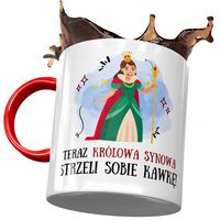 Kubek Czerwony Dla Synowej Żony Syna Na Prezent Z Nadrukiem Ze Zdjęciem