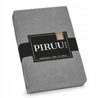 Bawełniane Prześcieradło z Gumką 140x200 Miękkie Kolor Jasnoszary