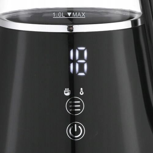 Mały czajnik elektryczny szklany pamięć regulacja WK-2503 Compact 1l 1100W na Arena.pl