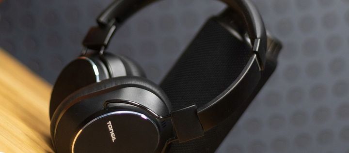 Tonsil Słuchawki Bezprzewodowe R65BT Bluetooth Nauszne ANC CZARNE +Mikrofon zdjęcie 7