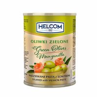 Helcom Oliwki zielone nadziewane pastą z łososiem 300 ml