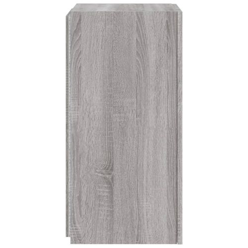 Ścienna szafka TV z LED, szary dąb sonoma, 30,5x35x70 cm na Arena.pl