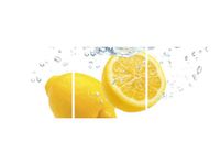 90 80CM OBRAZ T3 ELEM CYTRYNOWE CHLUPNIĘCIE DRUK ŚCIENNY