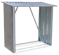 Drewutnia wiata schowek na drewno stal ocynkowana 163x154x88 cm Garden King