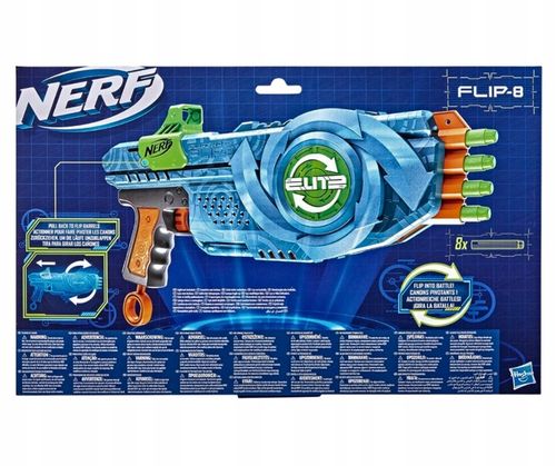 Nerf Elite 2.0 Flip-8 KARABIN PISTOLET IDEALNY NA PREZENT na Arena.pl