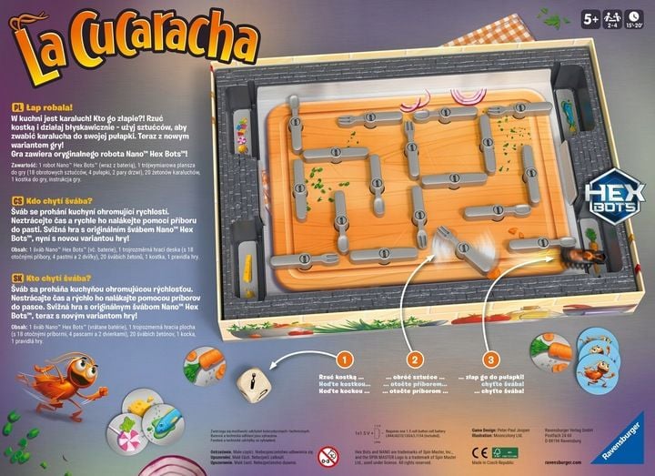 Gra planszowa RAVENSBURGER La Cucaracha 22689 zdjęcie 2