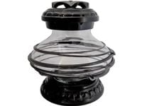 ZNICZ ZNICZE LAMPION NA GRÓB CERAMIKA UFO OPLOT CZARNY