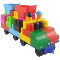 Klocki dydaktyczne, auto