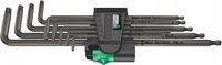 2 x ZESTAW KLUCZY TRZPIENIOWYCH TORX, DŁUGICH, 9CZĘŚĆ 05024460001 WERA