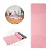 Wytrzymała mata fitness treningowa do jogi fitnessu rozciągania HMS YM10