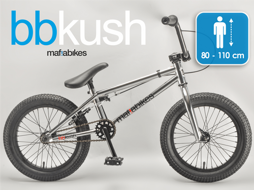 Rower BMX MAFIABIKES BBkush 16" Chrome na Arena.pl