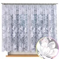 FIRANKA GOTOWA ŻAKARDOWA DUŻE KWIATY DO POKOJU KUCHNI 200x150 CM