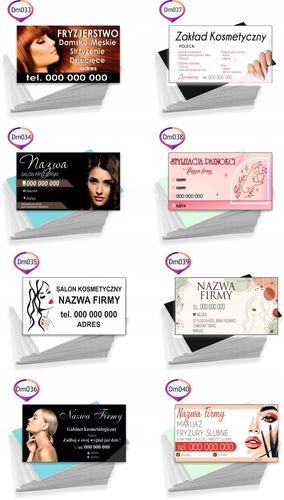 Wizytówki reklamowe firmowe 100 szt różne wzory USŁUGI ELEKTRYCZNE na Arena.pl