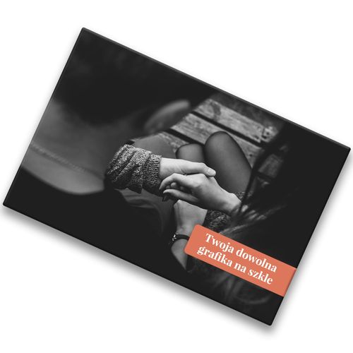 FOTO szklana deska kuchenna z dowolnym nadrukiem twoje zdjęcie 52x30cm na Arena.pl