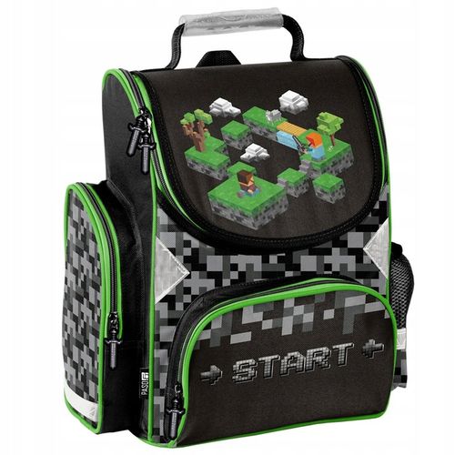 TORNISTER PLECAK SZKOLNY DO 1 KLASY DLA FANA GIER PIKSELE ZESTAW XXL na Arena.pl