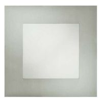 Wpust LAMPA sufitowa HL685L 02127 Ideus podtynkowa OPRAWA metalowa LED 12W 6000K kwadratowa satyna