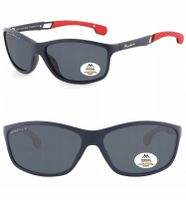 Sportowe Okulary MĘSKIE POLARYZACYJNE PRZECIWSŁONECZNE HD GRANATOWE